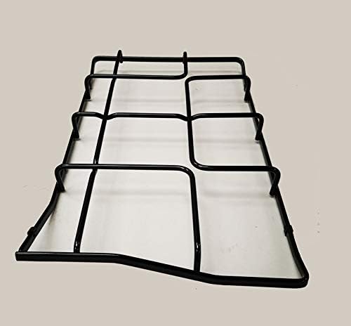 Rex Zanussi Aeg Electrolux Griglia in acciaio inenobrato scuro 460x272mm per fornello a gas, non originale, (GRG612 sini