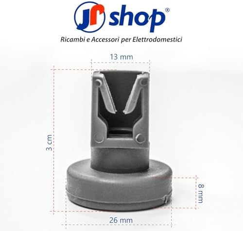  **8 pezzi Kit Ruspe da lavelatrice compatibile con Rex Electrolux 50286967000 - per adulti - lavabi - sostituzione**
| 