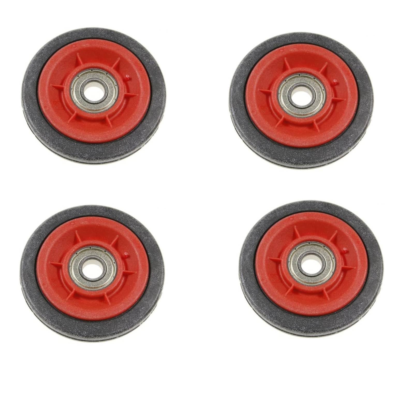 Antivirusione Set di 4 Roller Laterali per Asportazione Zanussi-Electrolux 80777028 | Supporto con Gessature